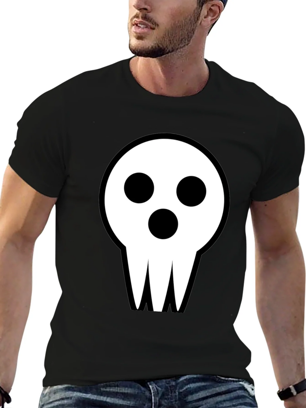 Skull Graphic Black T-Shirt product image 4
