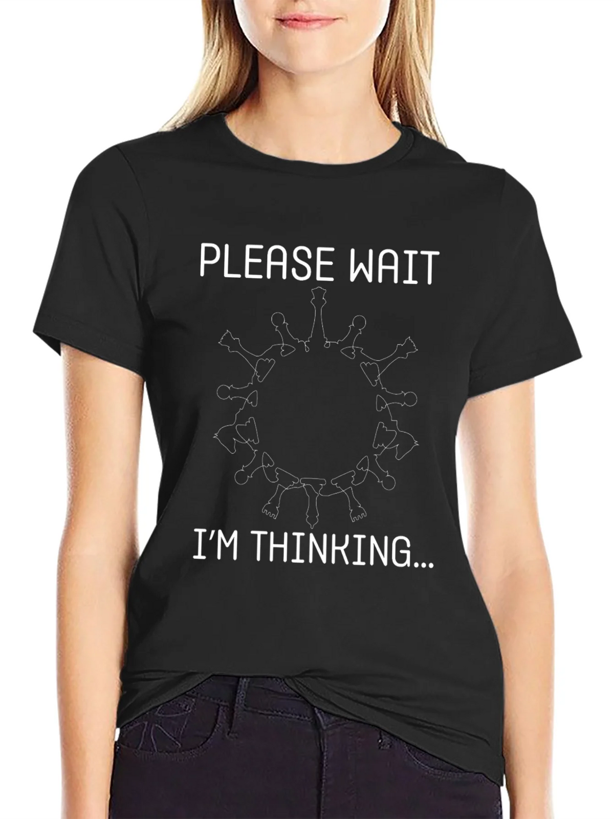 Chess Thinker T-Shirt - Wait Im Thinking! product image 2