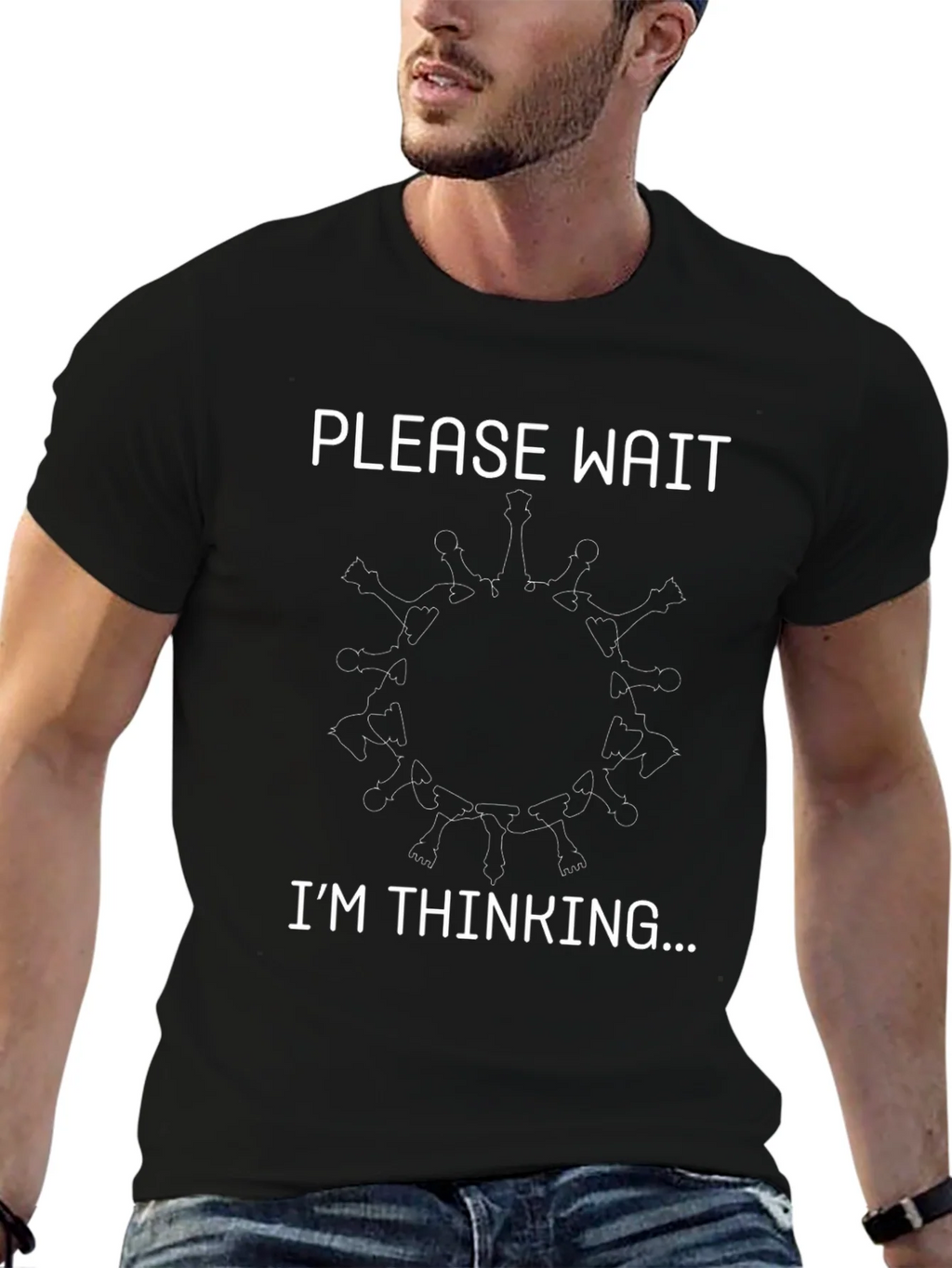 Chess Thinker T-Shirt - Wait Im Thinking! product image 6