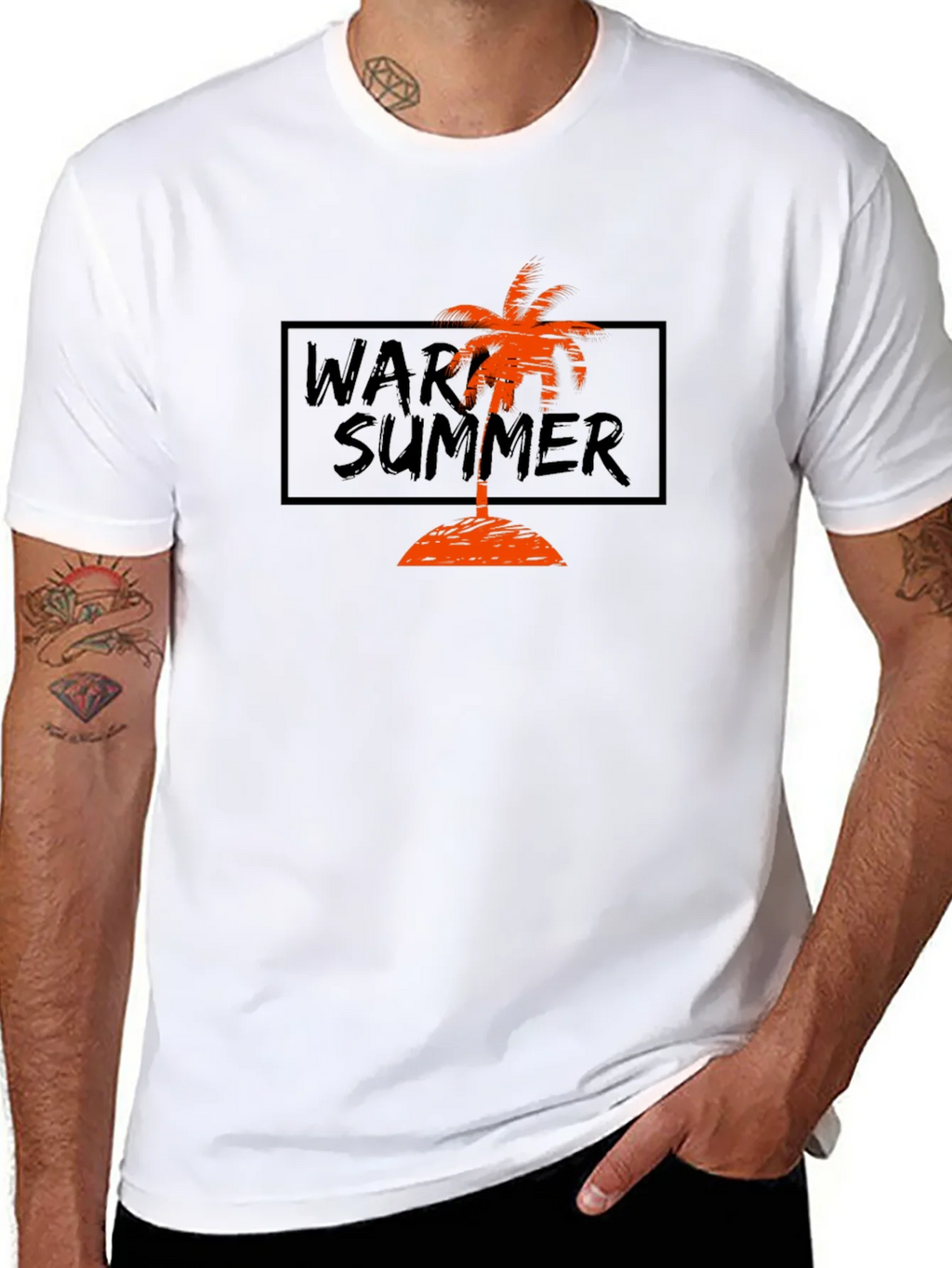 Warm Summer Palm Tree T-Shirt product image 5