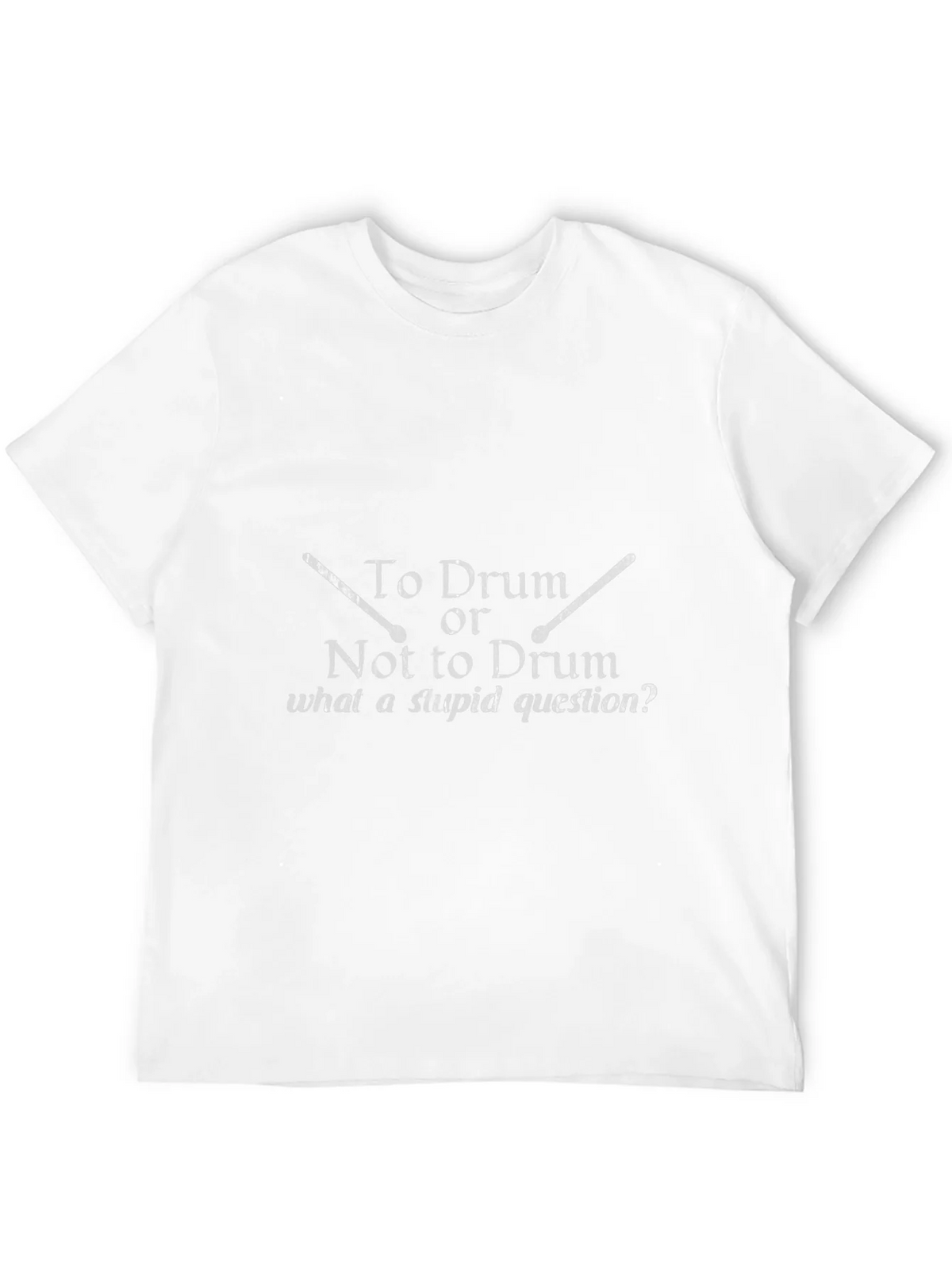 Drummer T-Shirt: To Drum Or Not To Funny Music Tee product image 11