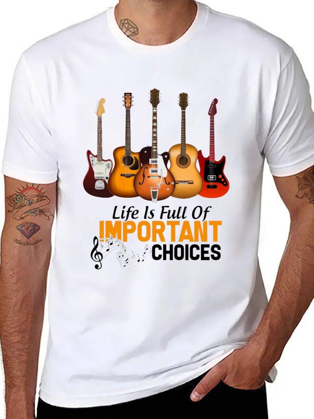 Guitar Choice Tee - Music Lover T-Shirt product image 6