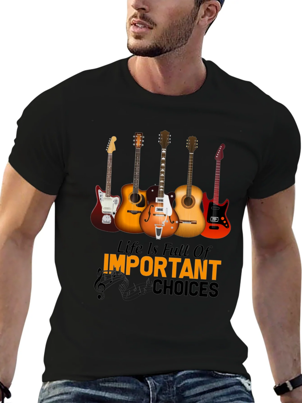 Guitar Choice Tee - Music Lover T-Shirt product image 5