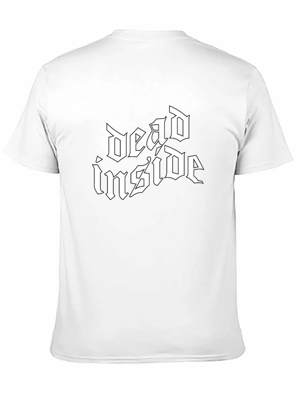 Dead Inside Gothic Style Black T-Shirt product image 10