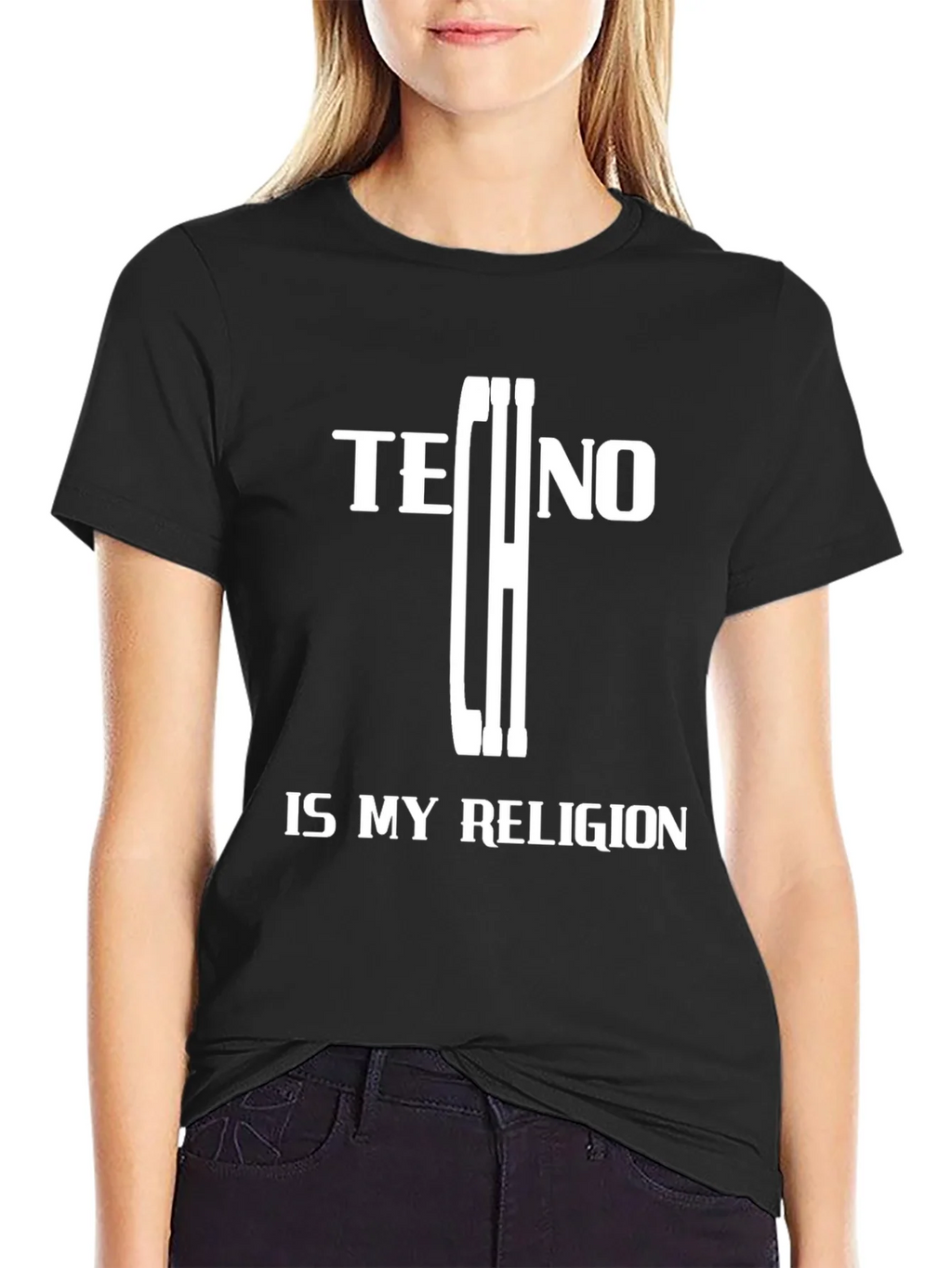 Techno is My Religion T-Shirt - Music Lover Tee product image 2