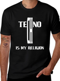 Techno is My Religion T-Shirt - Music Lover Tee product image 1