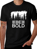 Be Bold Tree Graphic Black T-Shirt product image 1