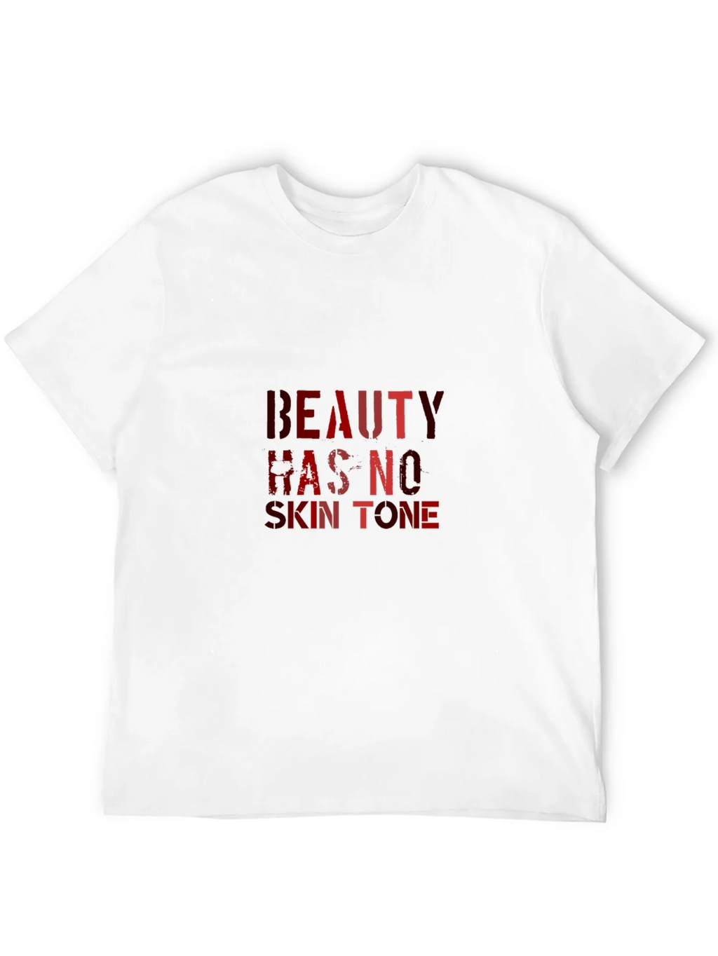 Beauty Has No Skin Tone Black Graphic Tee product image 11