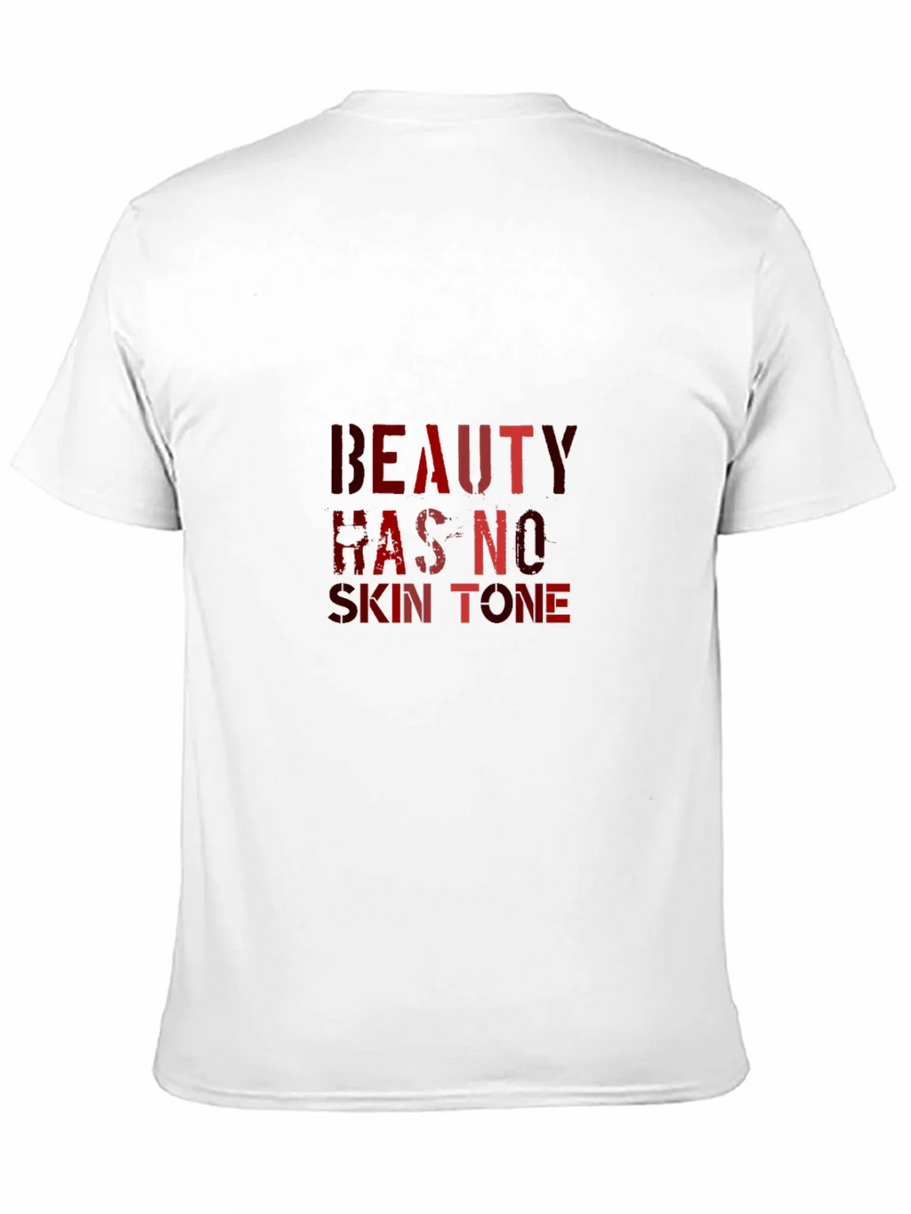 Beauty Has No Skin Tone Black Graphic Tee product image 10