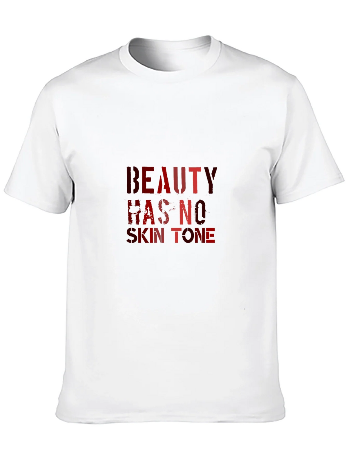 Beauty Has No Skin Tone Black Graphic Tee product image 9