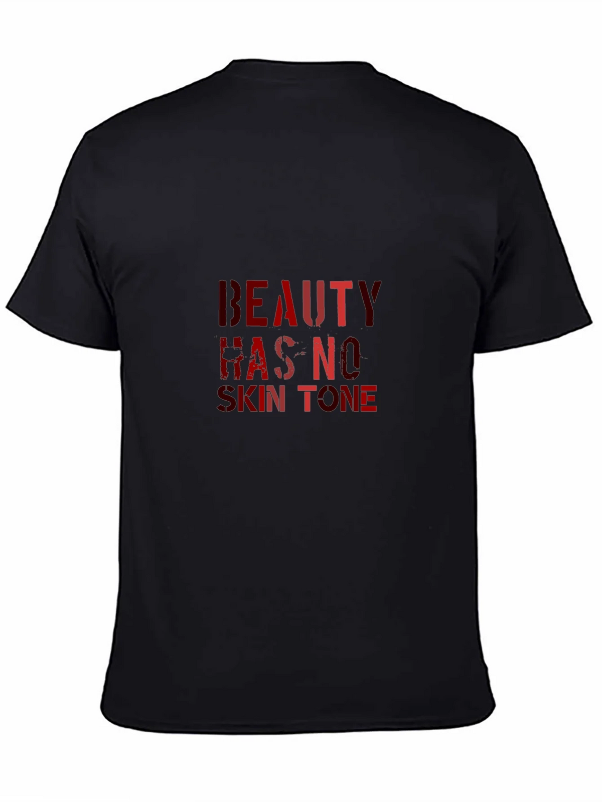Beauty Has No Skin Tone Black Graphic Tee product image 4