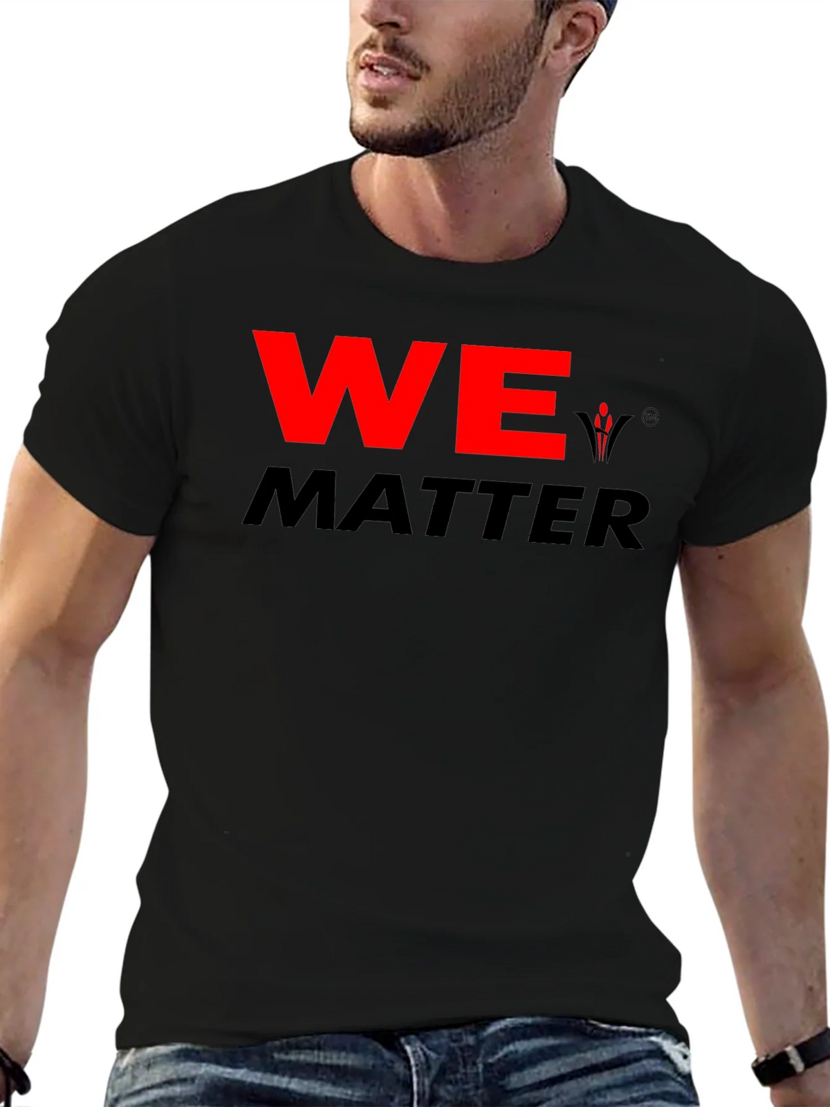 We Matter Graphic T-Shirt - Black product image 5