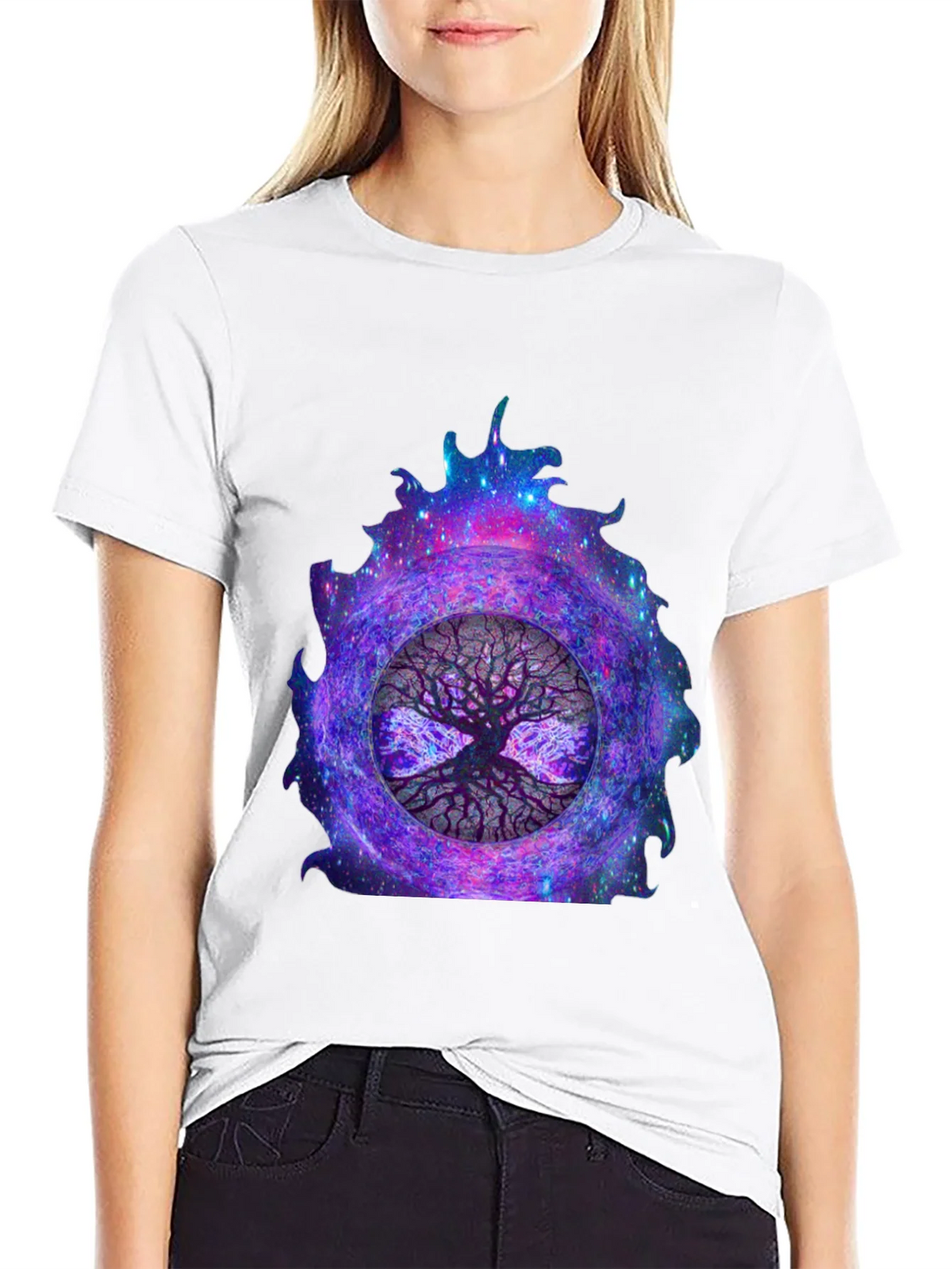 Cosmic Tree of Life Graphic Tee product image 1