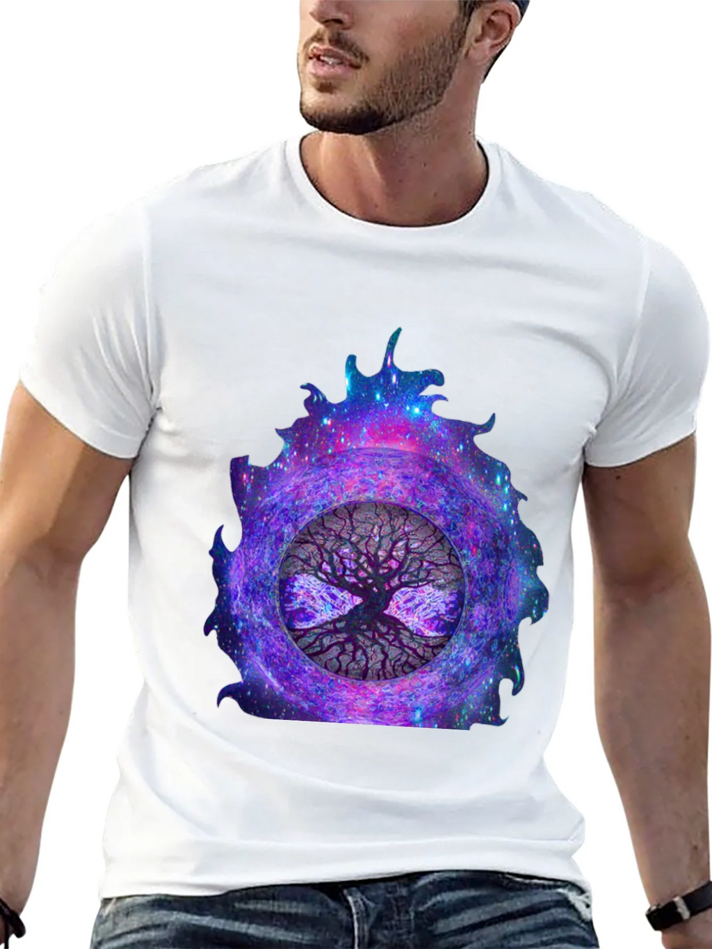 Cosmic Tree of Life Graphic Tee product image 3