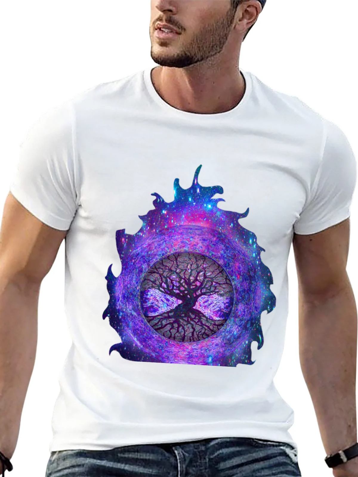 Cosmic Tree of Life Graphic Tee product image 3