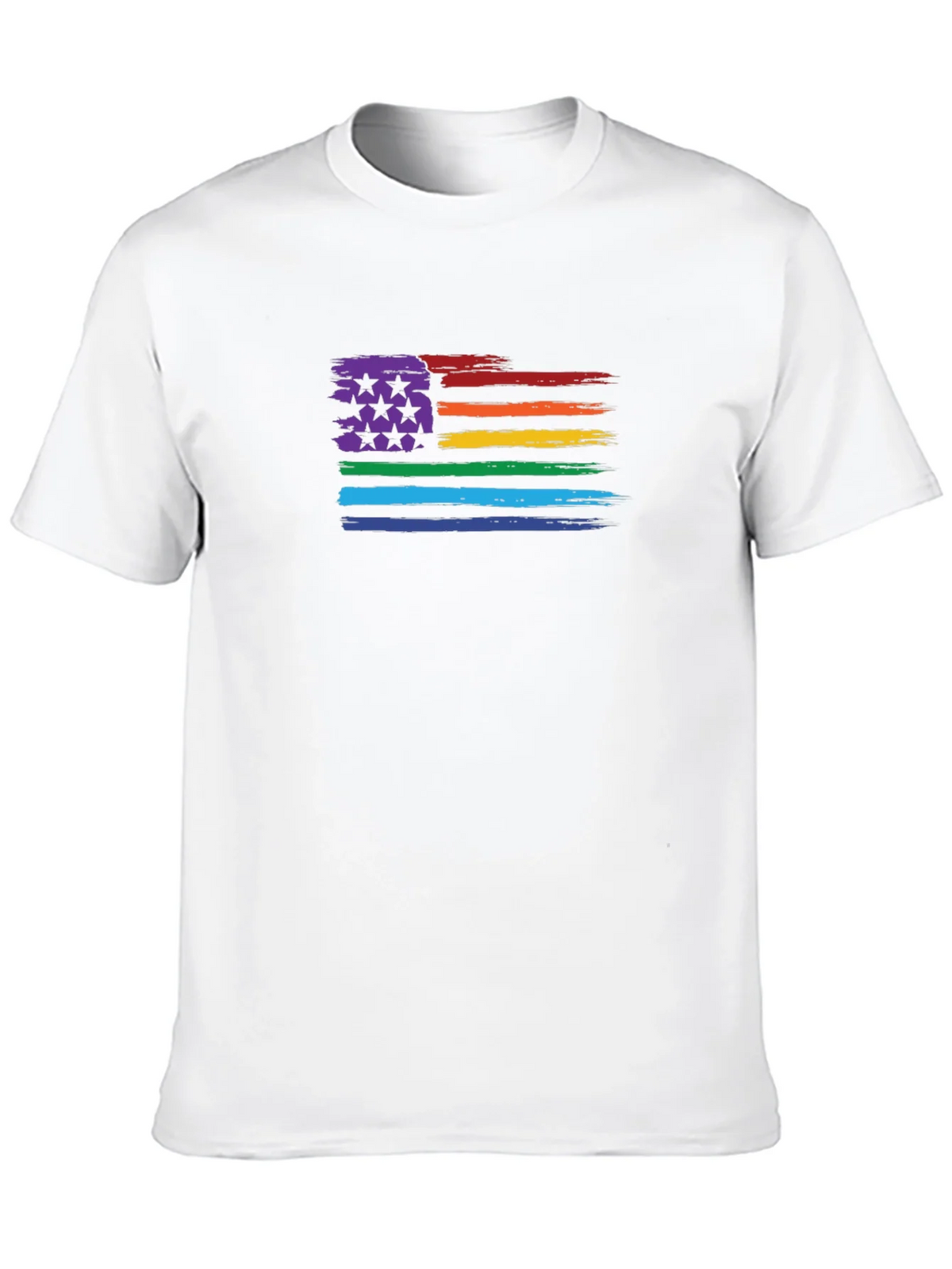LGBT Pride Flag T-Shirt - Unisex Black Tee product image 9
