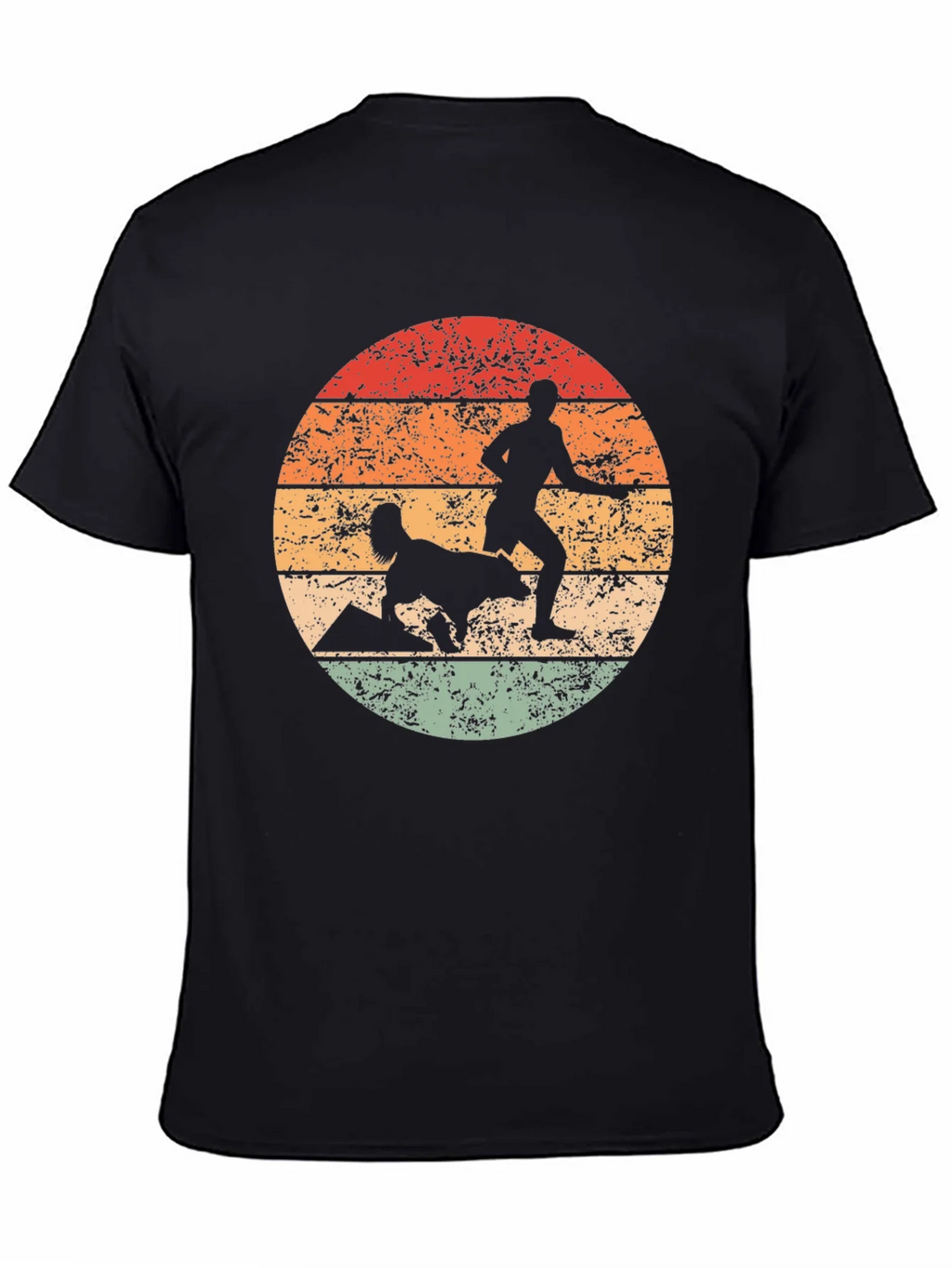 Retro Dog Agility Silhouette T-Shirt product image 4