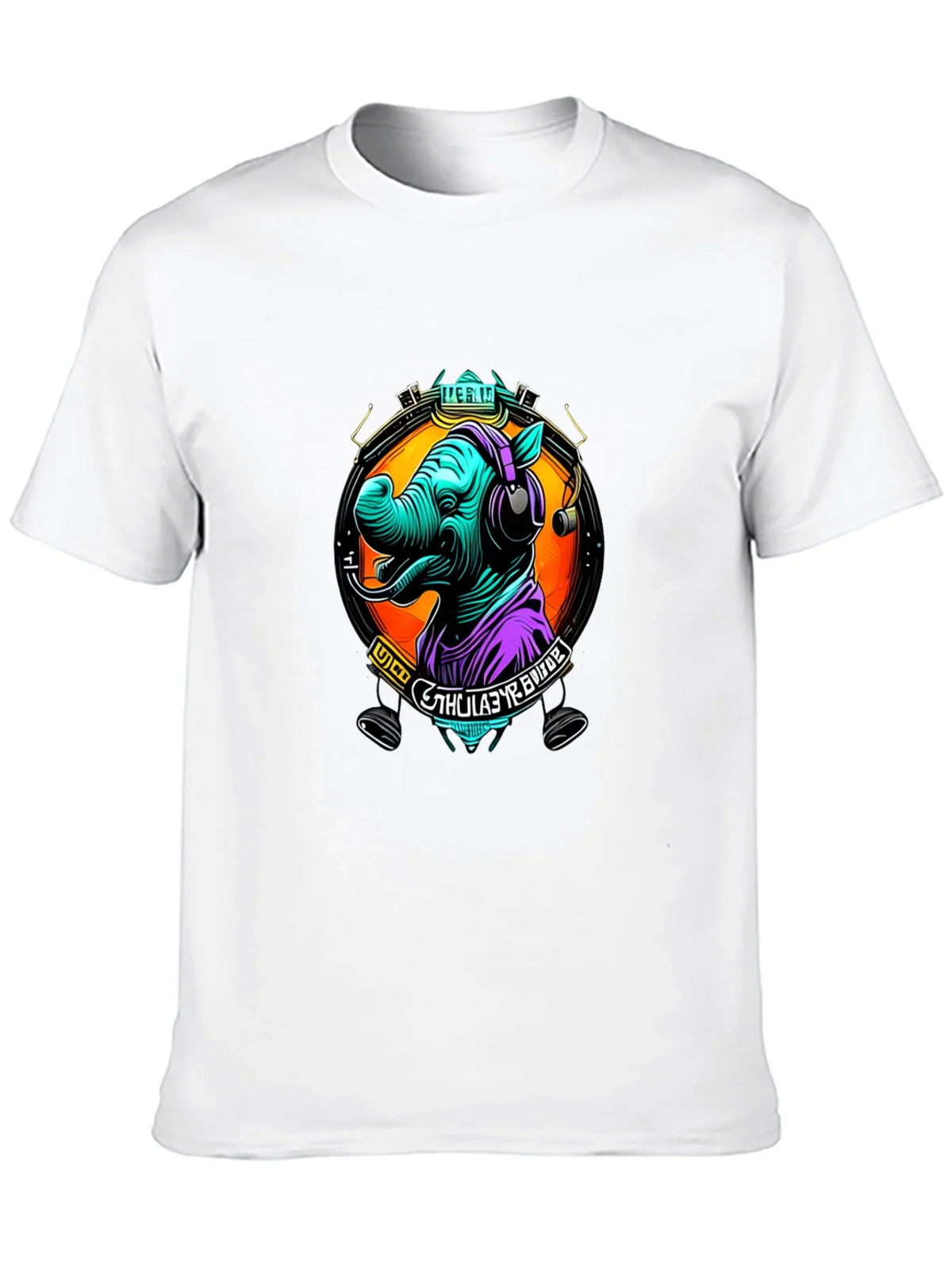 Rhinoceros DJ Graphic Tee - Cool Animal Lover Shirt product image 9