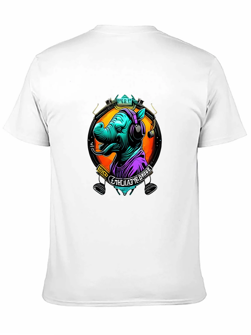 Rhinoceros DJ Graphic Tee - Cool Animal Lover Shirt product image 10