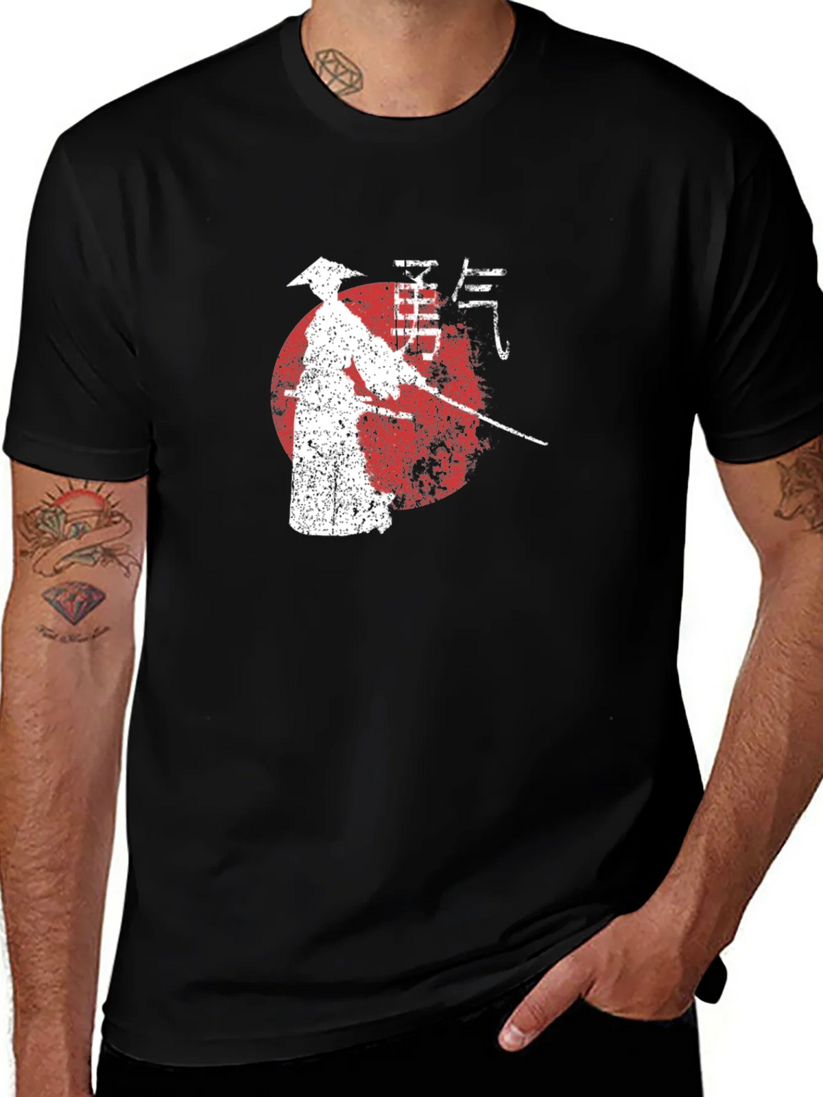 Samurai Graphic Tee - Japanese Warrior T-Shirt product image 1