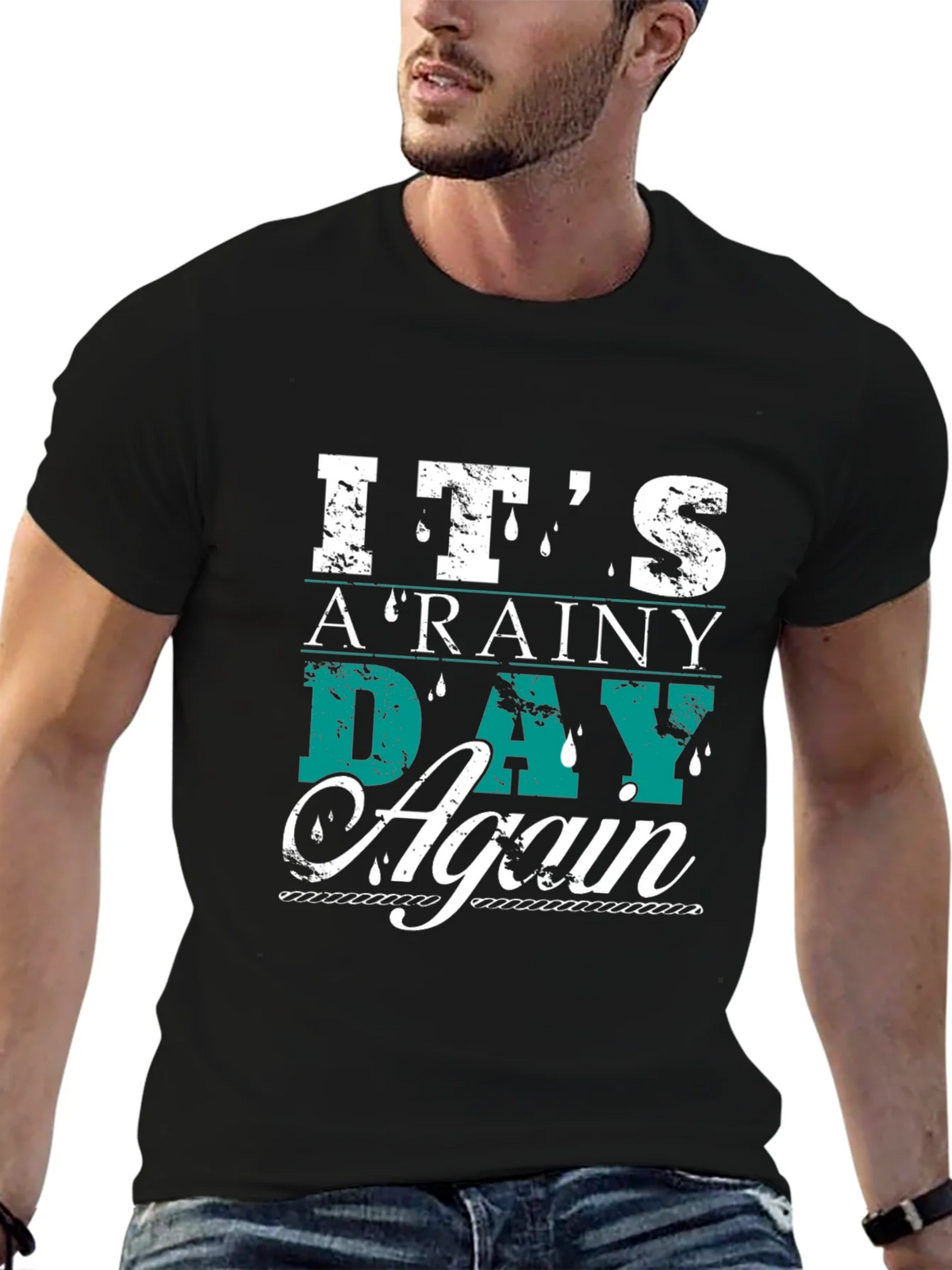 Rainy Day Graphic T-Shirt product image 6