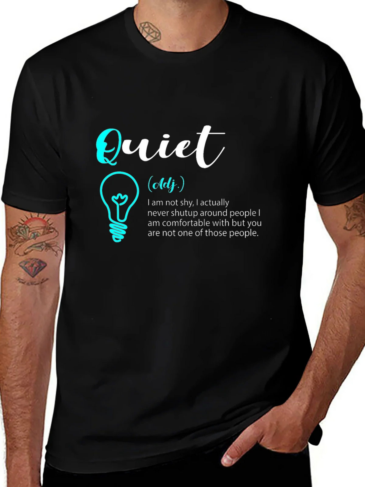 Quiet Definition T-Shirt - Introvert Humor Tee product image 1