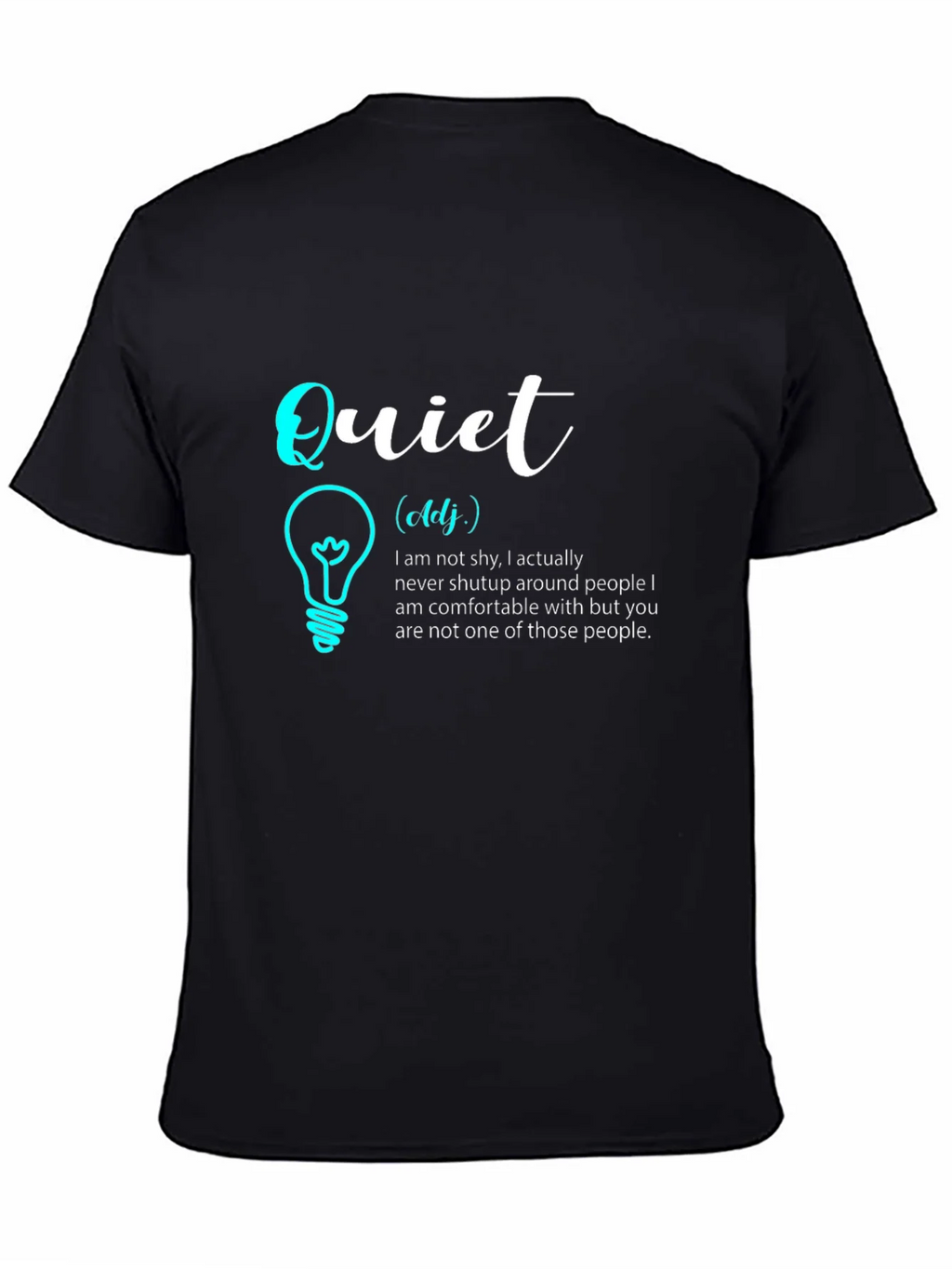 Quiet Definition T-Shirt - Introvert Humor Tee product image 4