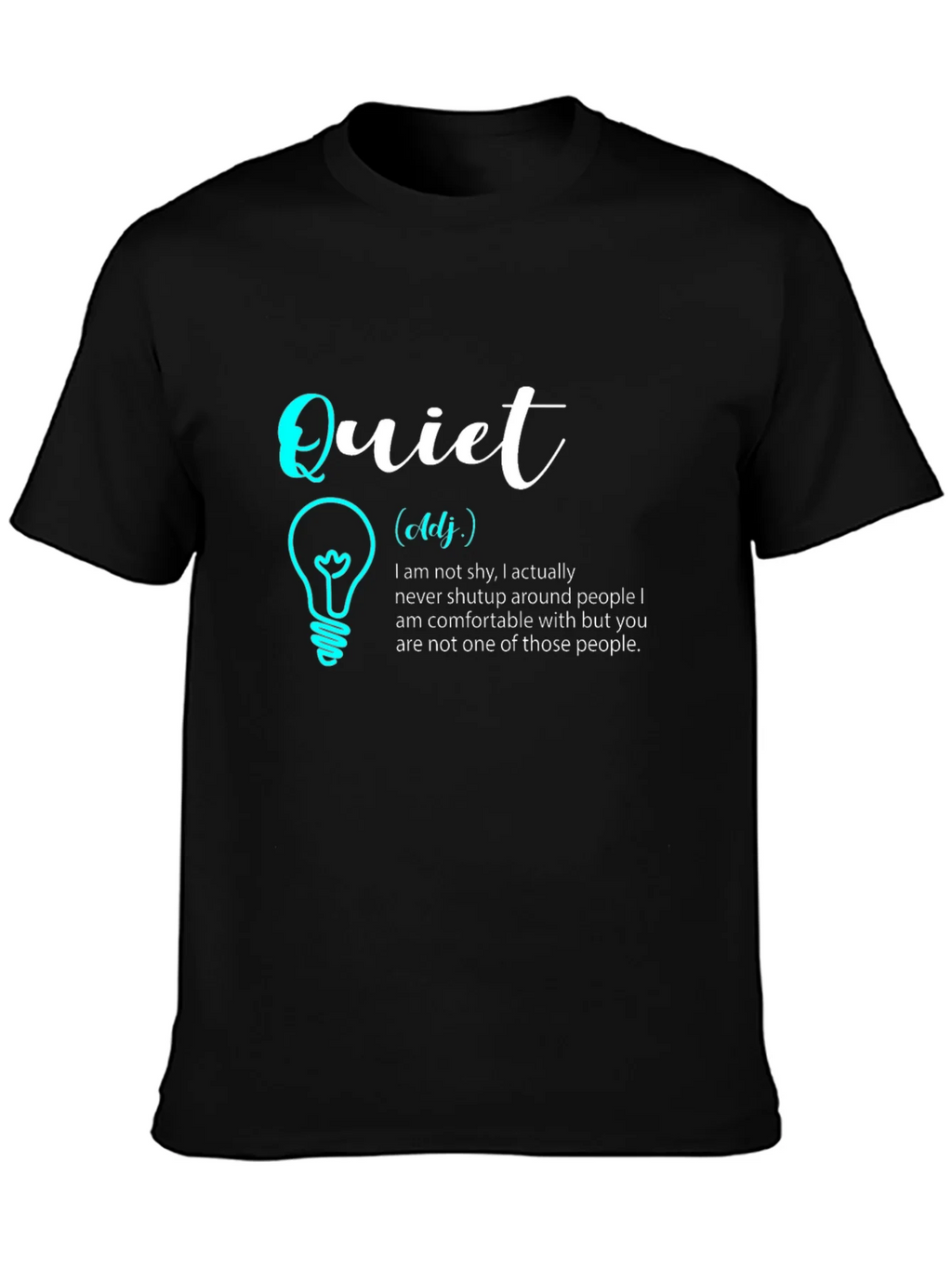 Quiet Definition T-Shirt - Introvert Humor Tee product image 3