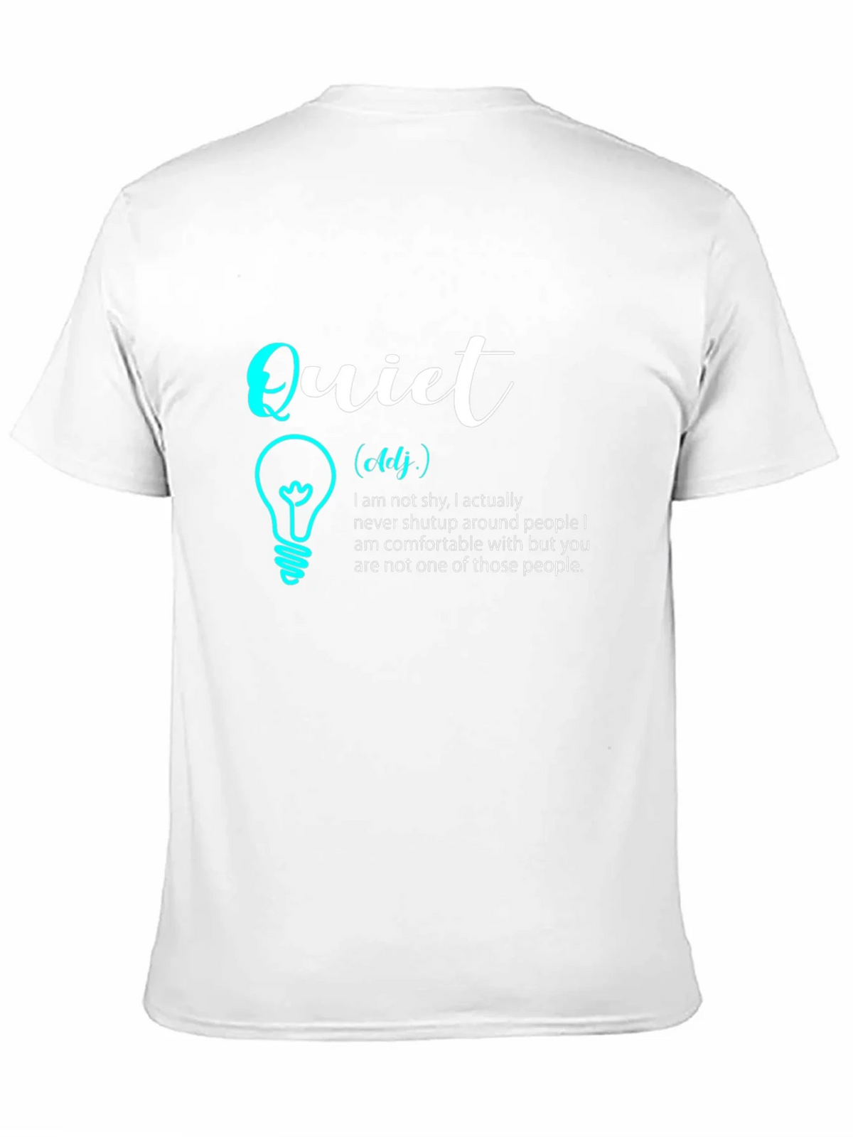 Quiet Definition T-Shirt - Introvert Humor Tee product image 7