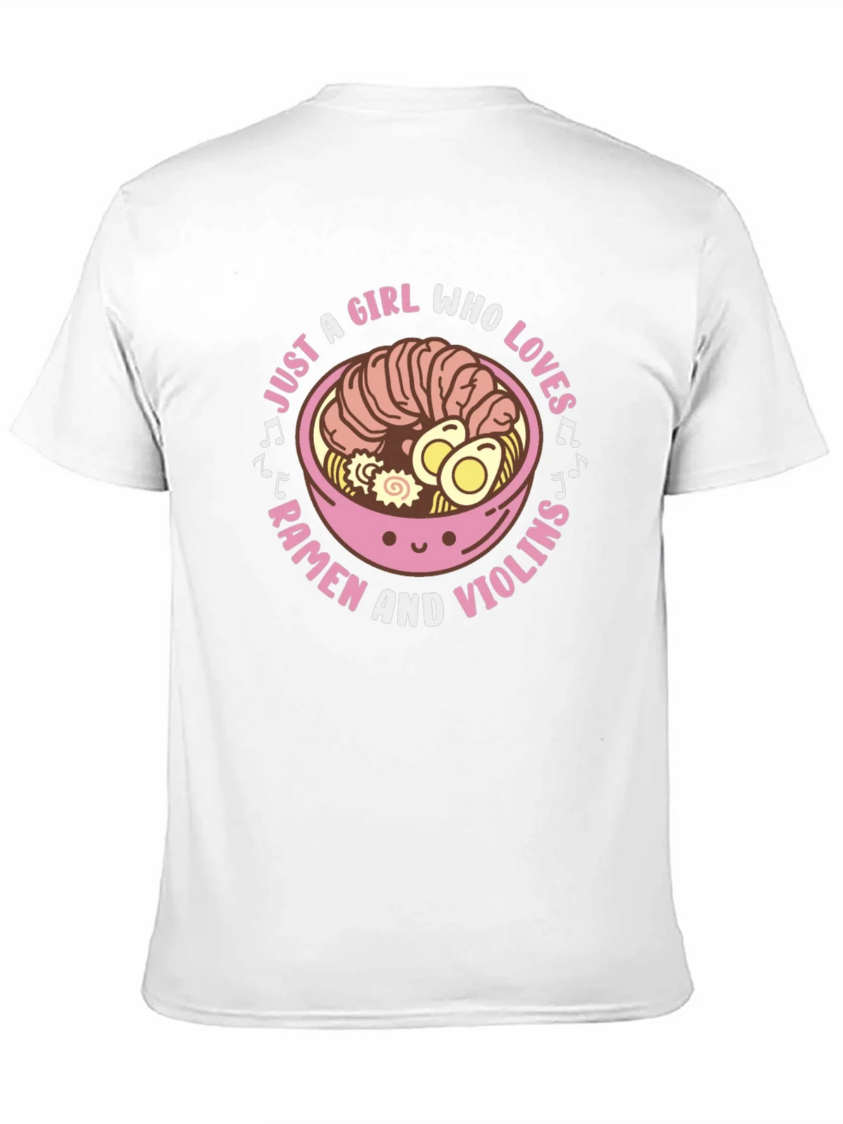 Ramen & Violins Graphic Tee - Just a Girl Who Loves product image 6