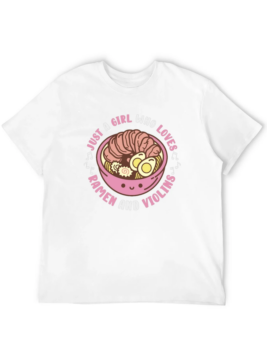 Ramen & Violins Graphic Tee - Just a Girl Who Loves product image 7