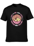 Ramen & Violins Graphic Tee - Just a Girl Who Loves product image 1