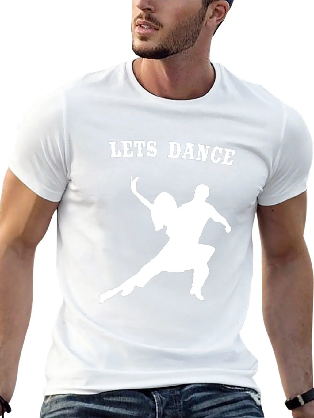 Lets Dance Graphic Tee - Black Cotton Shirt product image 12