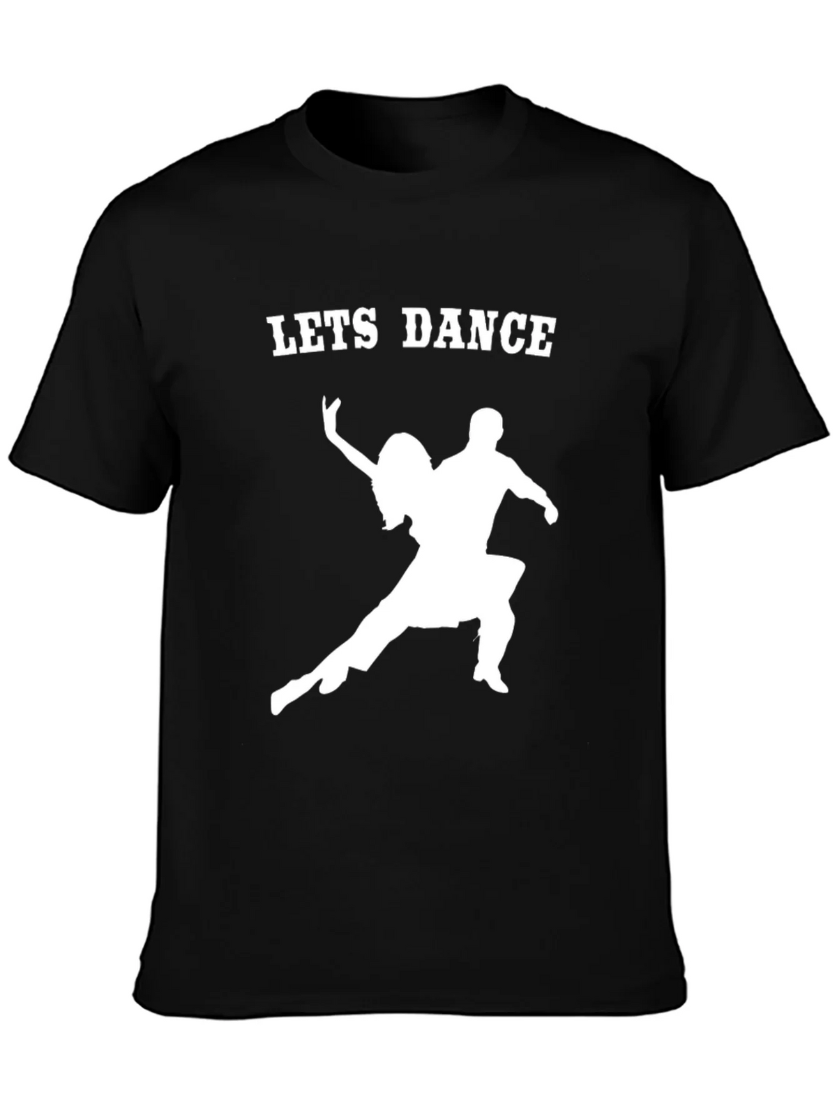 Lets Dance Graphic Tee - Black Cotton Shirt product image 3