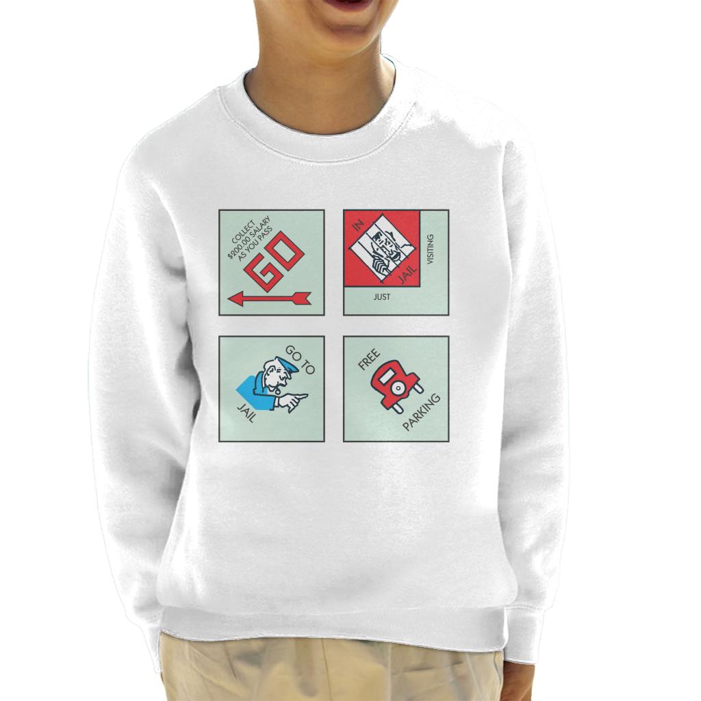 Monopoly Classic Corner Tiles Kid's Sweatshirt product image 4