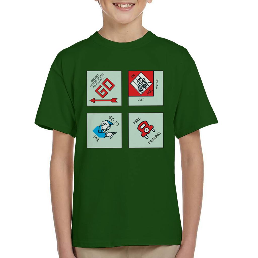 Monopoly Classic Corner Tiles Kid's T-Shirt product image 6