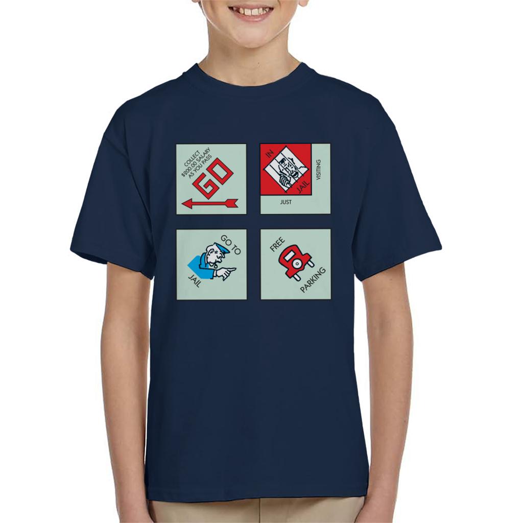 Monopoly Classic Corner Tiles Kid's T-Shirt product image 4