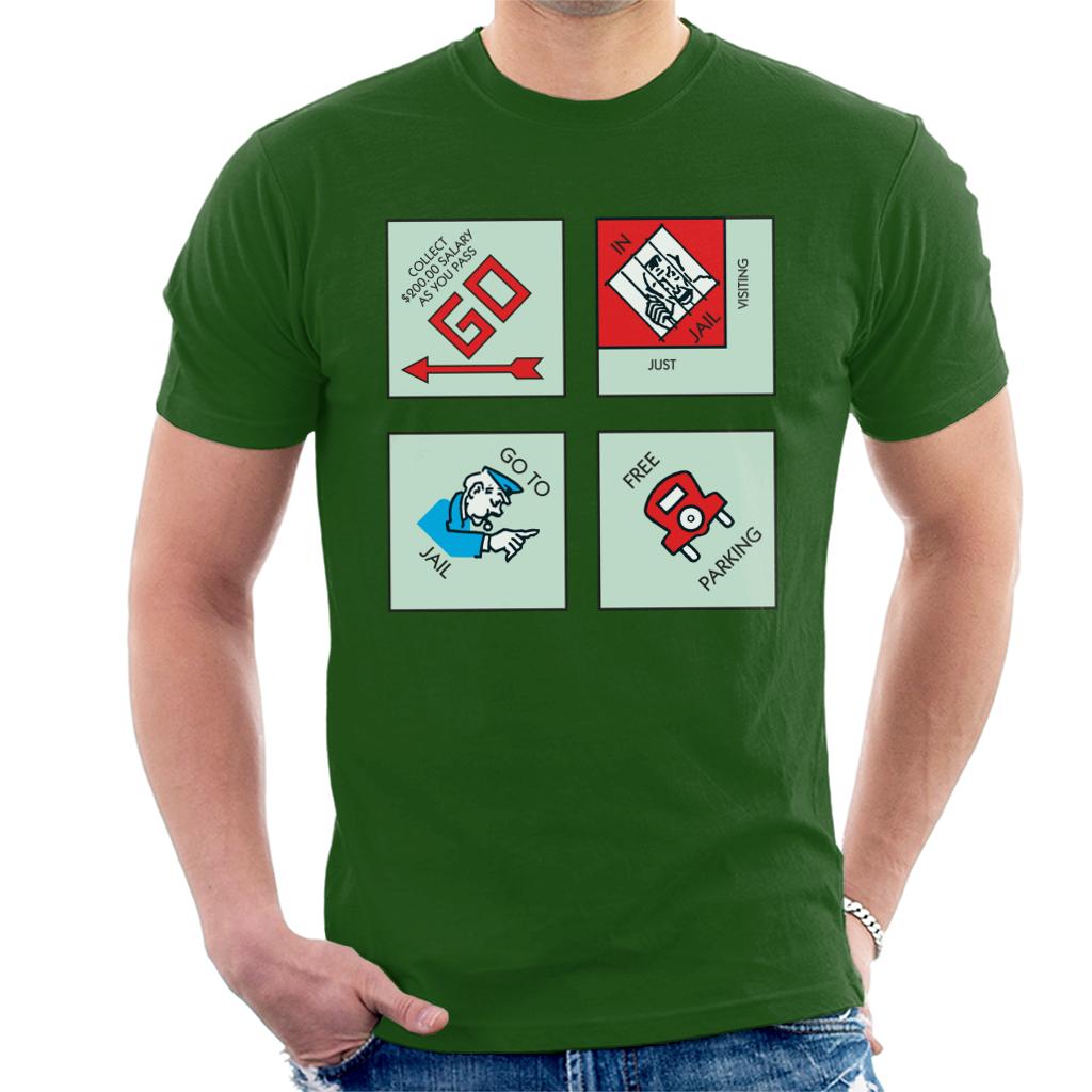 Monopoly Classic Corner Tiles Men's T-Shirt product image 6