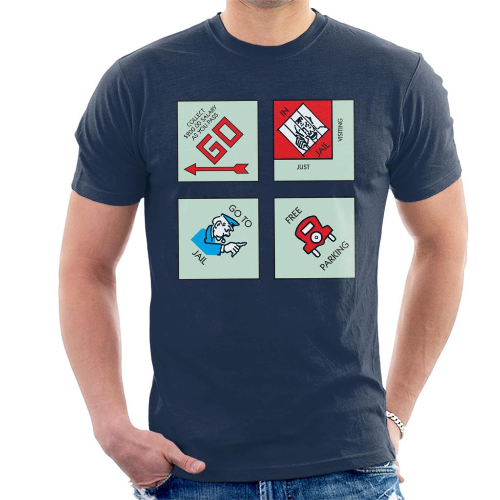 Monopoly Classic Corner Tiles Men's T-Shirt product image 4