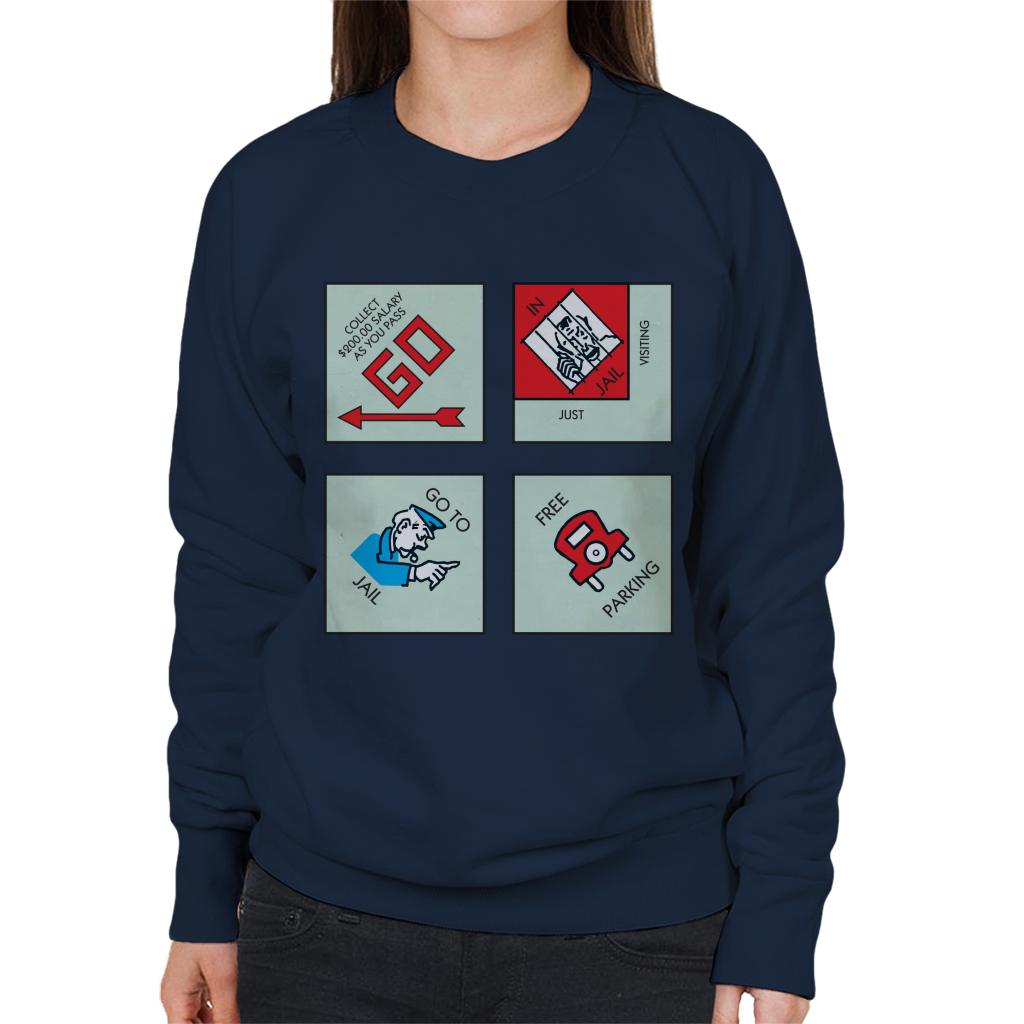 Monopoly Classic Corner Tiles Women's Sweatshirt product image 4