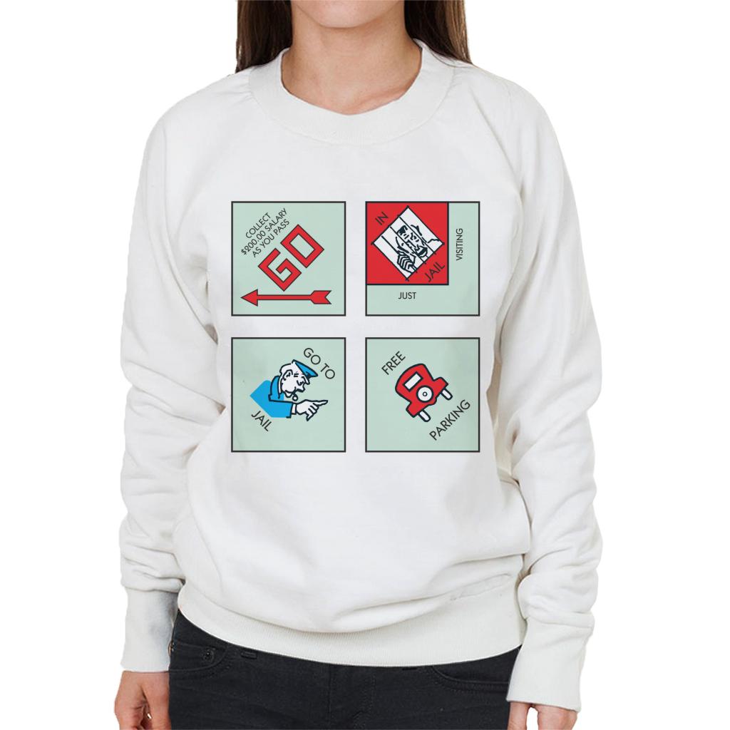 Monopoly Classic Corner Tiles Women's Sweatshirt product image 1