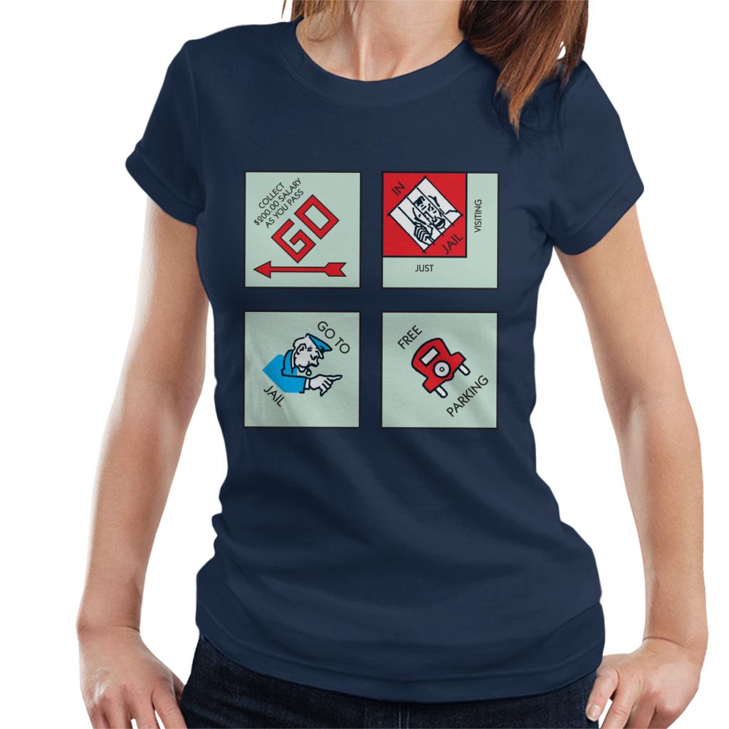 Monopoly Classic Corner Tiles Women's T-Shirt product image 4