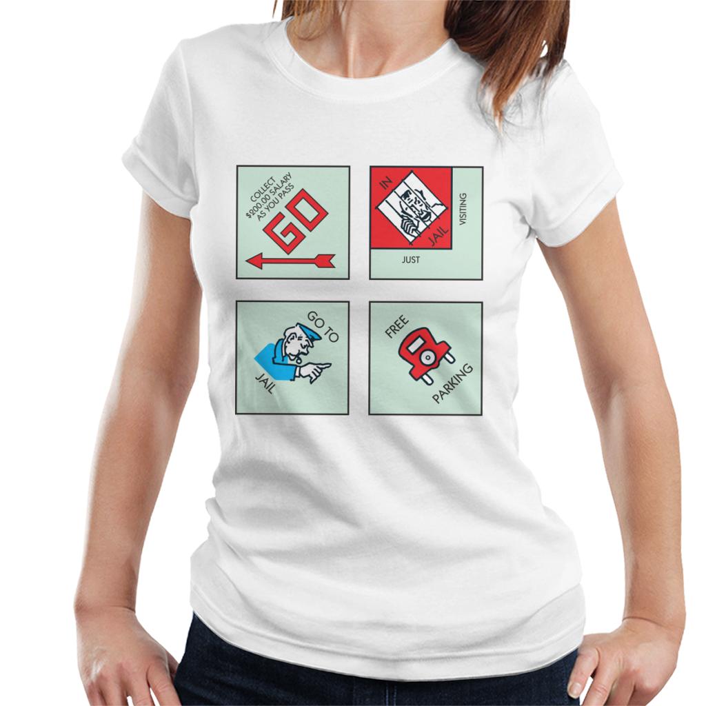 Monopoly Classic Corner Tiles Women's T-Shirt product image 1