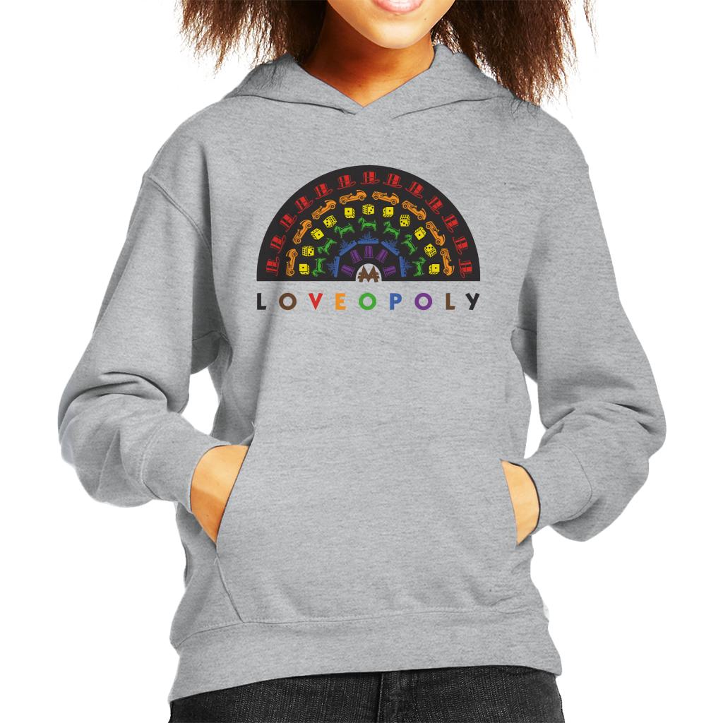 Monopoly Loveopoly Rainbow Character Tokens Kid's Hooded product image 1