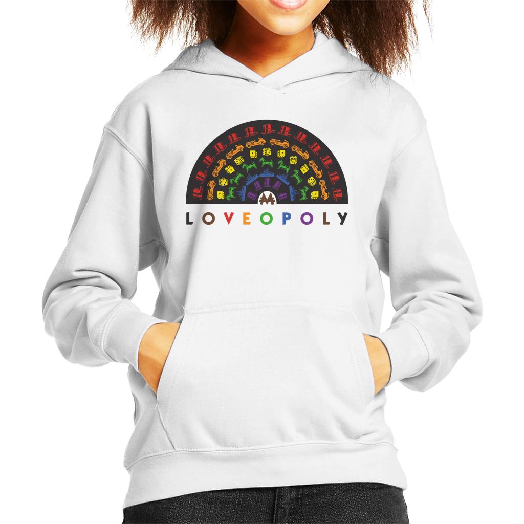 Monopoly Loveopoly Rainbow Character Tokens Kid's Hooded product image 4