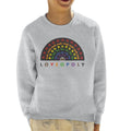 Monopoly Loveopoly Rainbow Character Tokens Kid's Sweatshirt product image 1