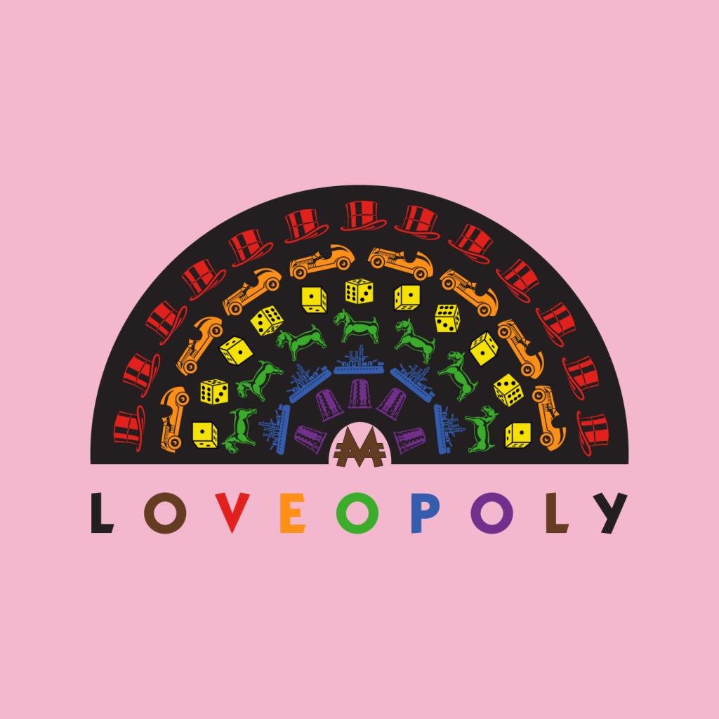 Monopoly Loveopoly Rainbow Character Tokens Women's product image 7