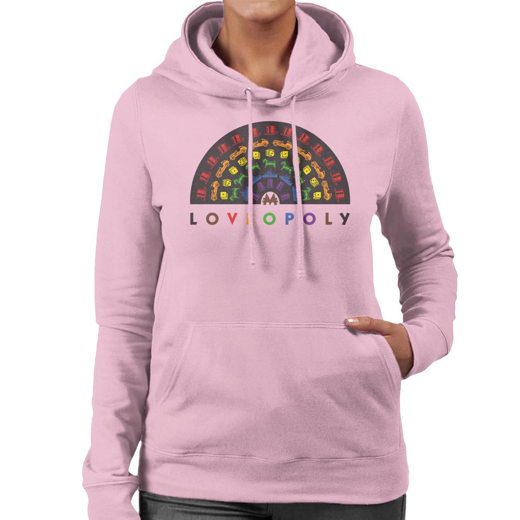 Monopoly Loveopoly Rainbow Character Tokens Women's Hooded product image 6