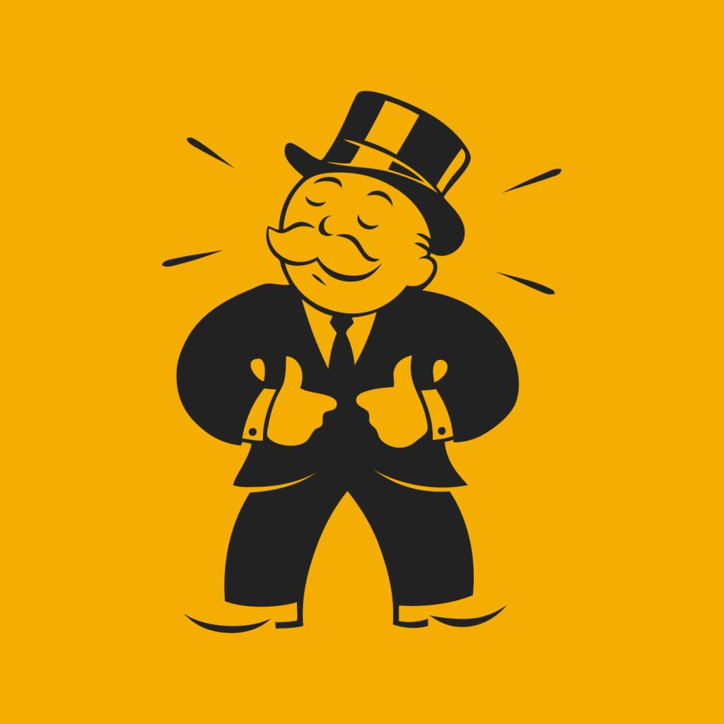 Monopoly Man Thumbs Up Men's Sweatshirt product image 7