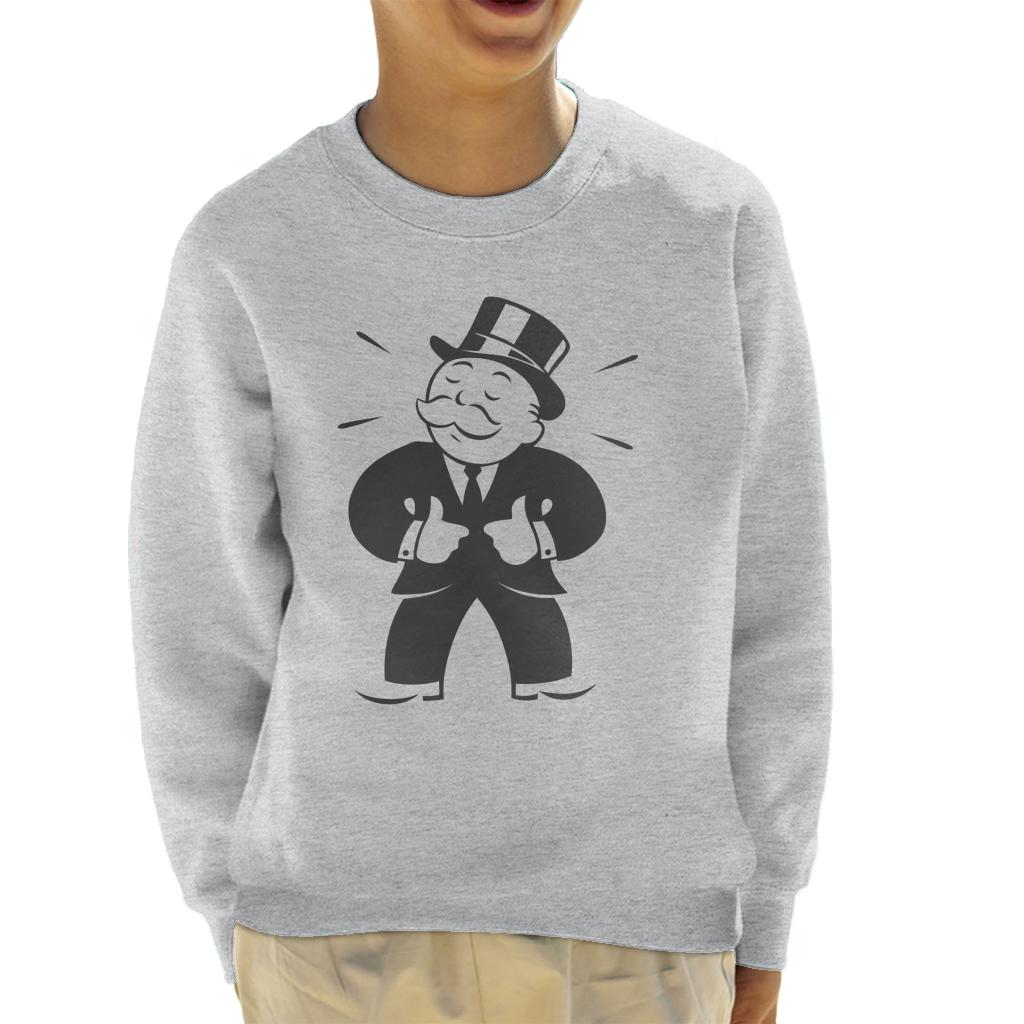 Monopoly Man Thumbs Up Kid's Sweatshirt product image 1